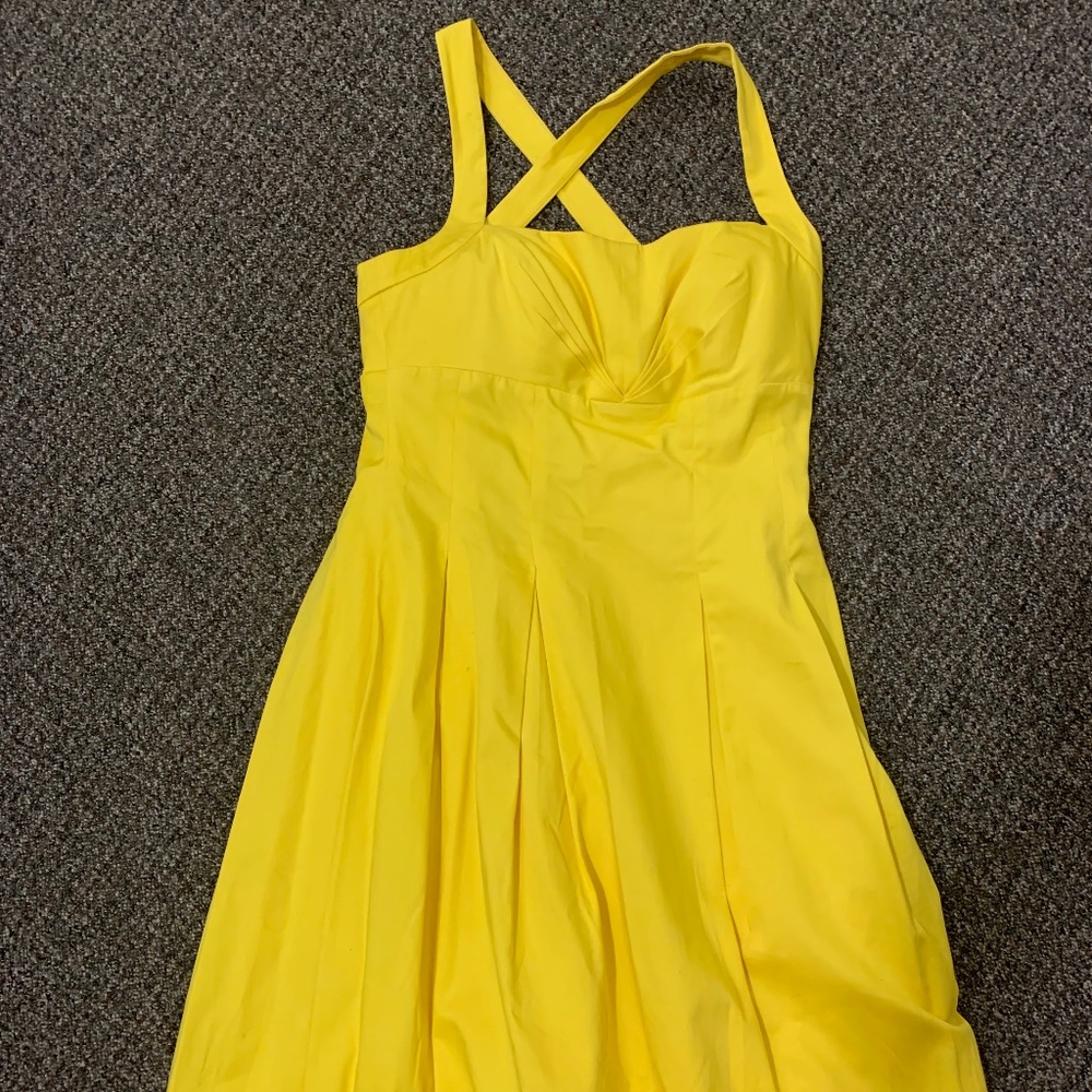 Yellow formal sundress